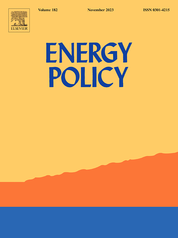 Go to journal home page - Energy Policy